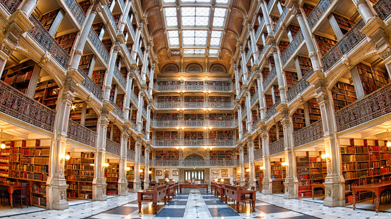 George Peabody Library Maryland architecture